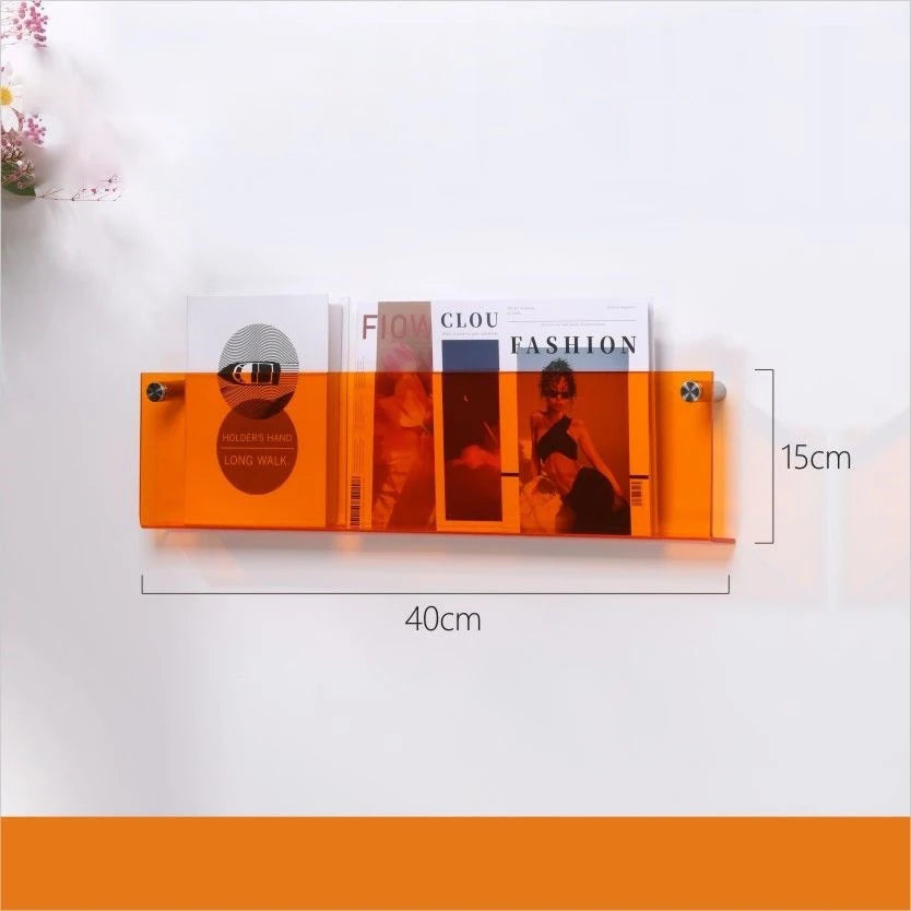 porte-brochures mural en acrylique pour magazines et littérature - vue 23 sur 40