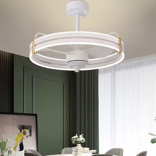 Plafonnier ventilateur de plafond télécommandé Led 3 couleurs 3000K / 4500K / 6000K moteur à courant continu