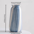 vase en céramique peint à la main pour fleurs séchées et fraîches