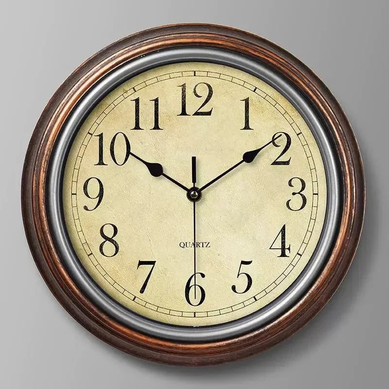horloge murale rétro nordique silencieuse pour intérieur élégant - vue 13 sur 15