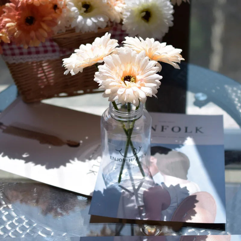 fleurs de gerbera artificielles pour décoration de fête et mariage - vue 10 sur 13