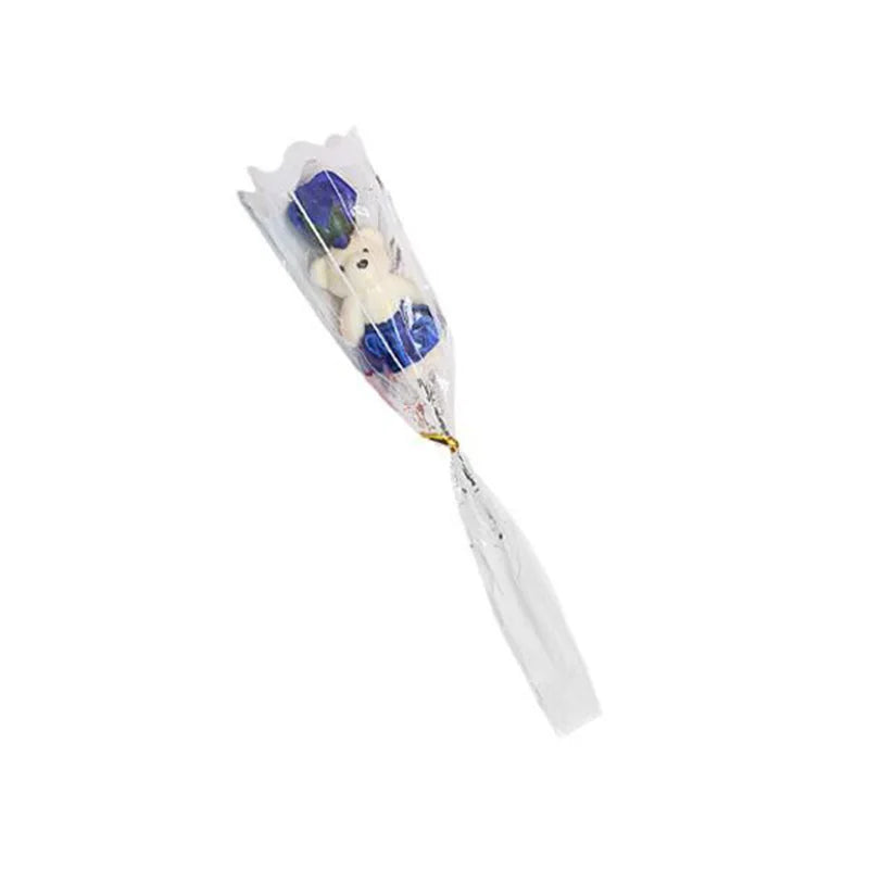 bouquet de roses en savon ourson décorations pour anniversaires et saint-valentin - vue 12 sur 11