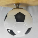 Moderner Art-Déco-Deckenleuchte aus Glas mit elegantem und hellem Design