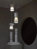 Kronleuchter aus Glas und Naturmarmor modernes minimalistisches Design Dekoration