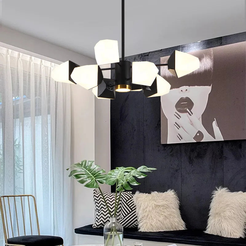 lustre moderne à LED pour un éclairage magique intérieur - vue 4 sur 11