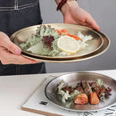 Ensemble 6 assiettes inox pour barbecue cuisine