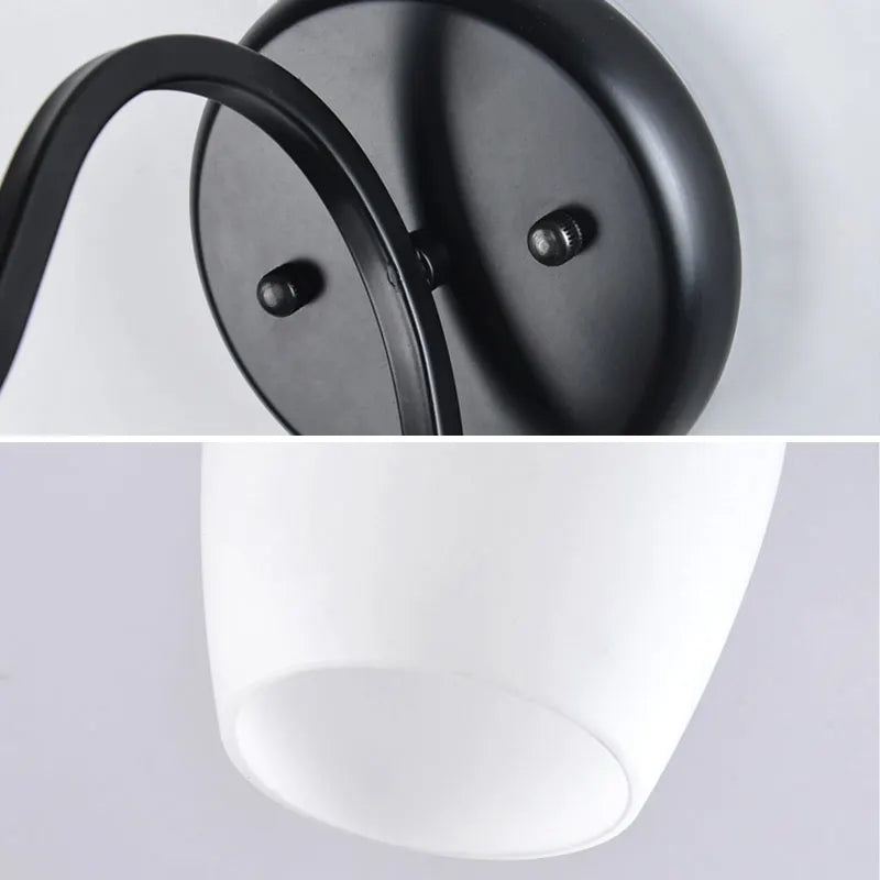 applique murale led rétro nordique moderne pour décoration intérieure - vue 5 sur 16