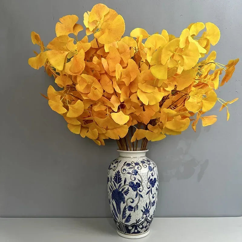 plante décorative ginkgo artificielle à trois fourches pour extérieur - vue 5 sur 6