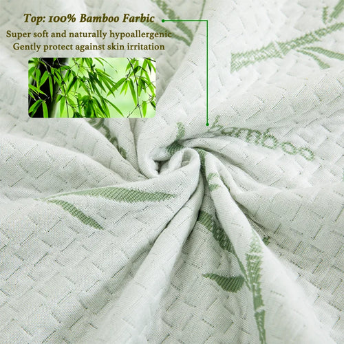 1pc Waterproof Bamboo Mattress Cover (Without Pillowcase), Cooling & Breathable Fitted Bed Sheet With 6-14inches Deep Pocket - vue 7 sur 7
