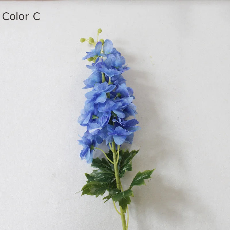 fleurs artificielles delphinium hyacinth pour décoration mariage - vue 9 sur 12