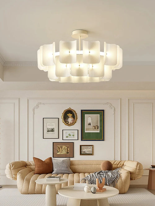 suspension design lumineuse pour décoration intérieure élégante et moderne
