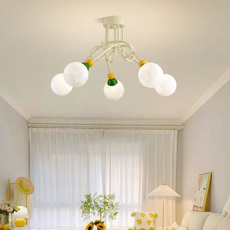 Plafonnier 3d lune bulle pour chambre enfant décoration magique