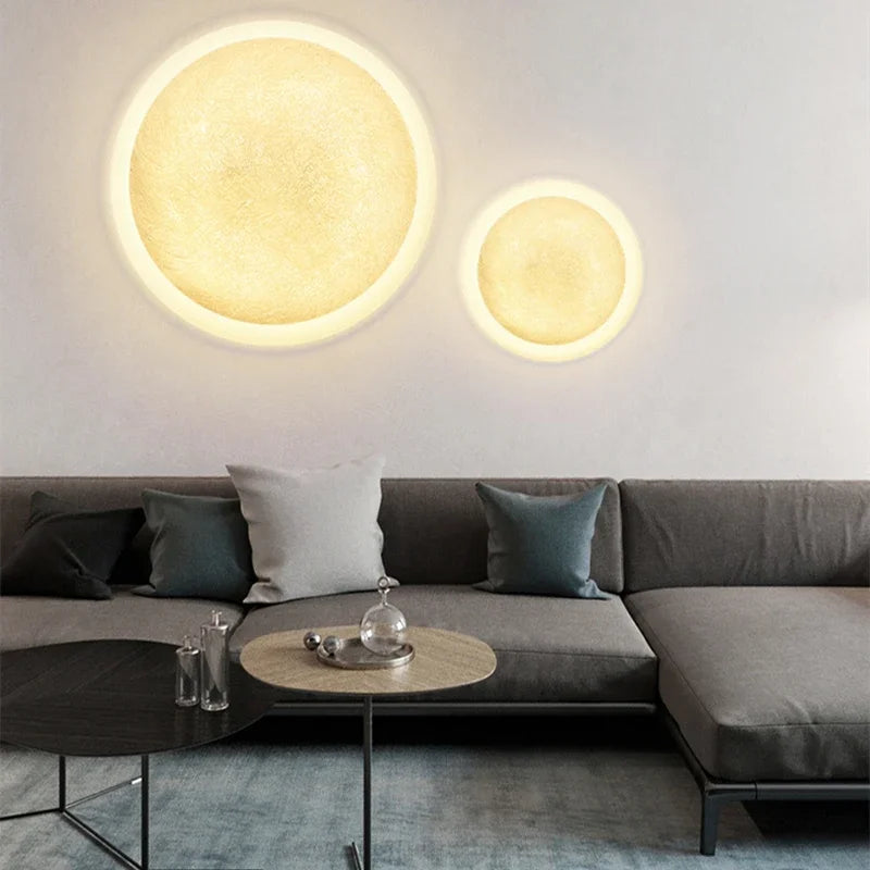 plafonnier en acrylique tricolor led design moderne élégant - vue 7 sur 9