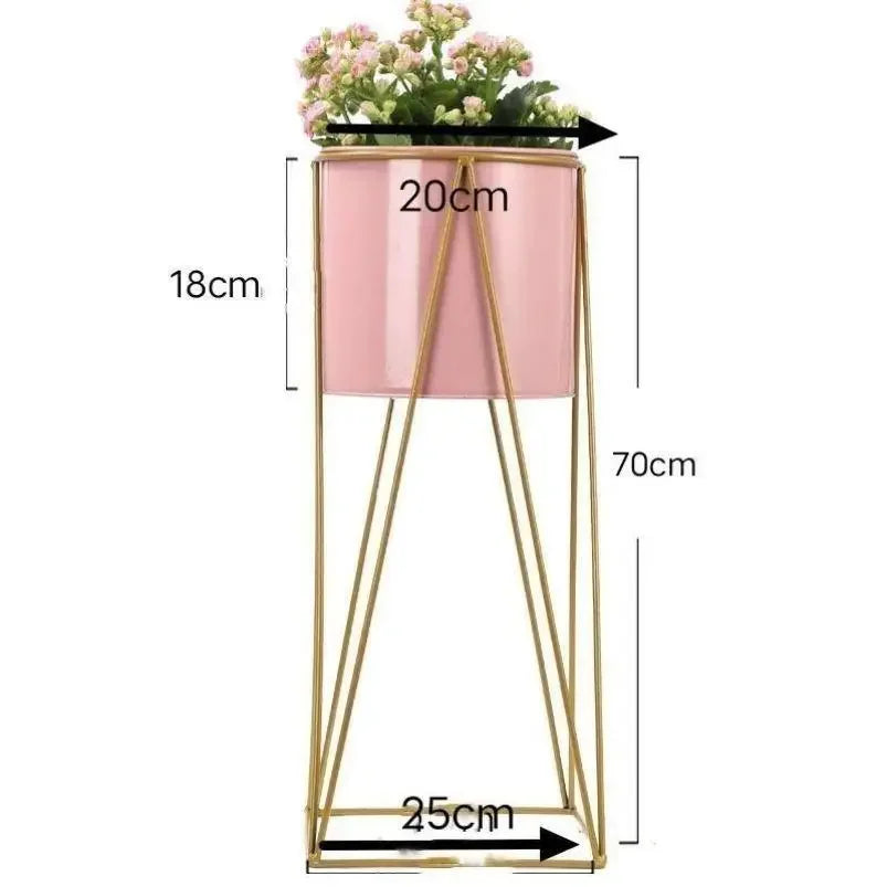 support en fer forgé pour plantes et fleurs d'intérieur élégant - vue 13 sur 18
