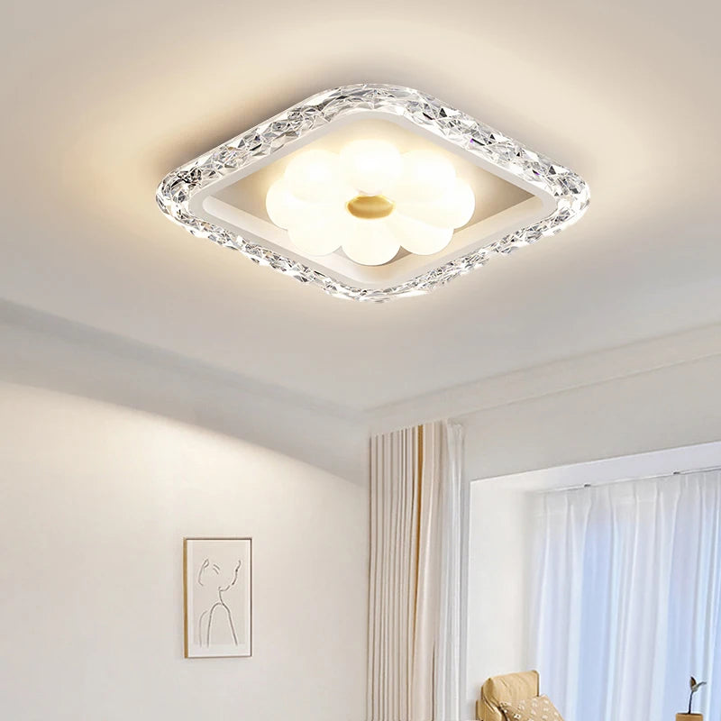 plafonnier à led moderne en cristal pour décoration intérieure - vue 6 sur 11
