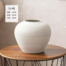 Jingdezhen-Minimalist Countertop Combination Set, Creative Japanese Dried Flowers, Hydroponic Vase, Home Ornament, Solid Color