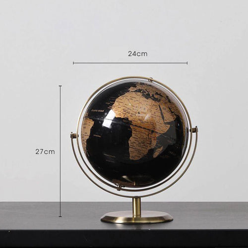 globe terrestre rétro pour décoration et apprentissage créatif - vue 8 sur 8