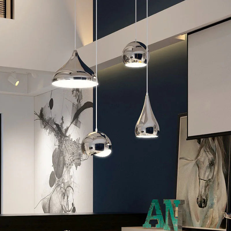 Suspension led moderne simple ou triple tête - vue 6 sur 18