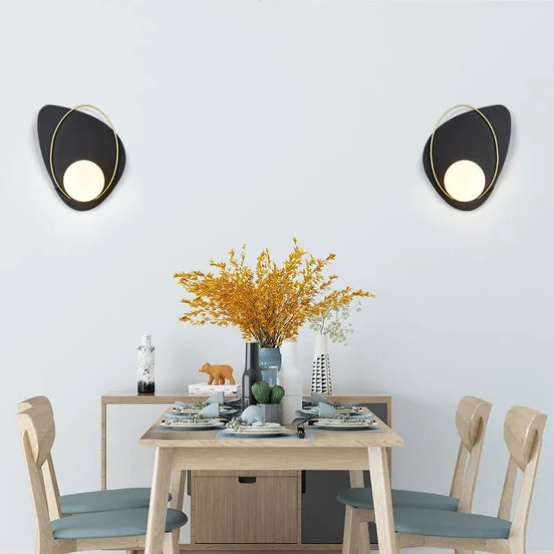 Kreative Wandleuchte Muschel modern minimalistisch Dekoration - vue 5 sur 10
