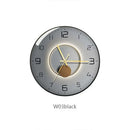 horloge murale en verre design moderne créatif pour décoration intérieure