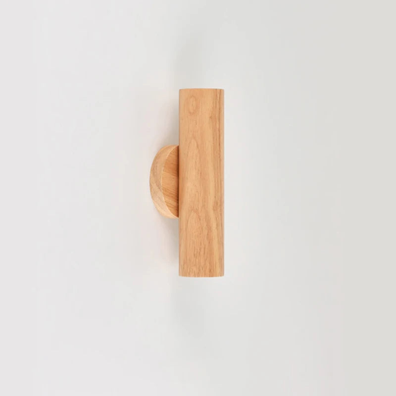 applique murale led moderne en bois pour décoration intérieure et extérieure - vue 7 sur 8