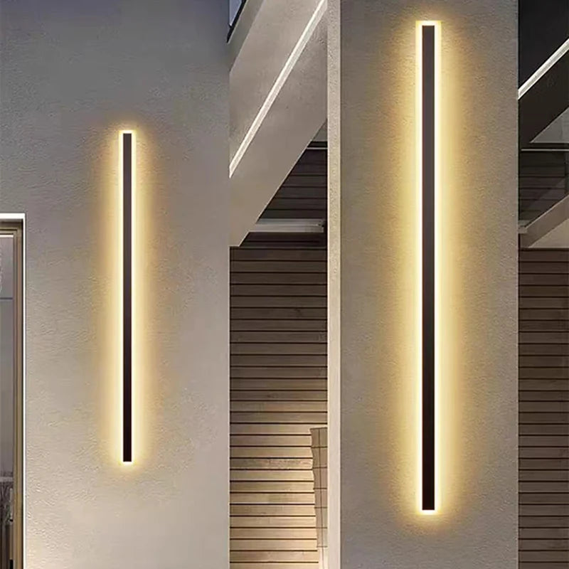 applique murale led minimaliste en aluminium pour éclairage - vue 2 sur 13