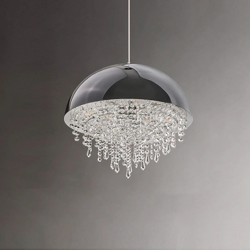 suspension créative en cristal hémisphère pour intérieur - vue 5 sur 18