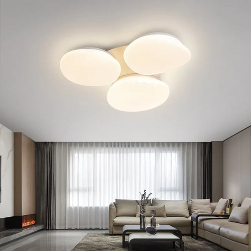Moderner minimalistischer LED-Kronleuchter romantisch und kreativ für Hotel - vue 2 sur 12