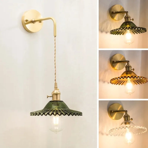 Applique murale Vintage en laiton