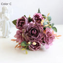 bouquet de fleurs artificielles pour décorations de mariage et automne