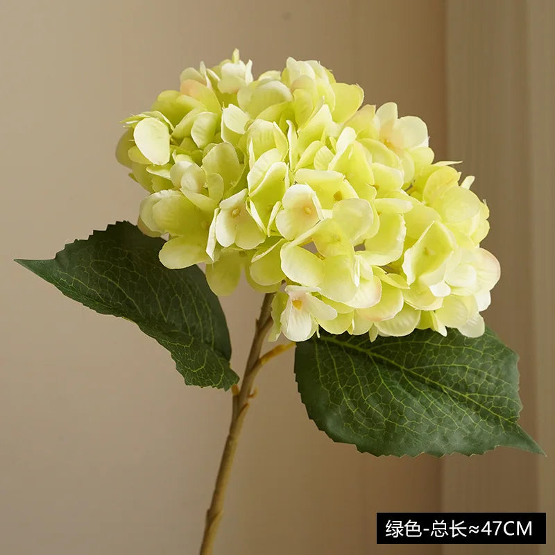 fleur d'hortensia artificielle réaliste pour décoration et bouquet