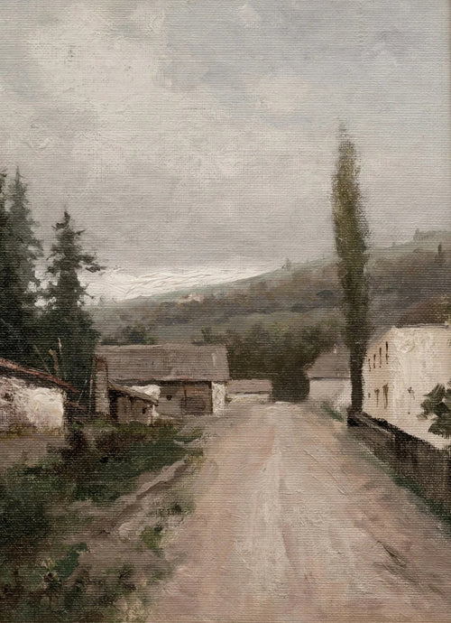 peinture vintage de campagne printanière avec fleurs sauvages