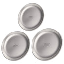 Assiette titane ultralégère portable pour camping randonnée