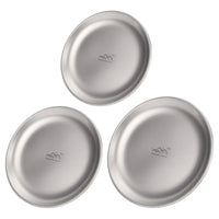 Assiette titane ultralégère portable pour camping randonnée