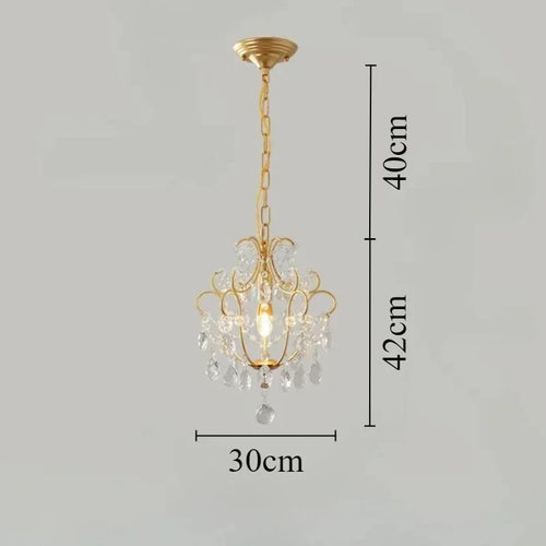 Kronleuchter LED retro aus Kristall für elegante Innendekoration