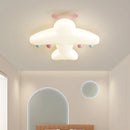plafonnier led avion en forme de cœur design nordique protection des yeux