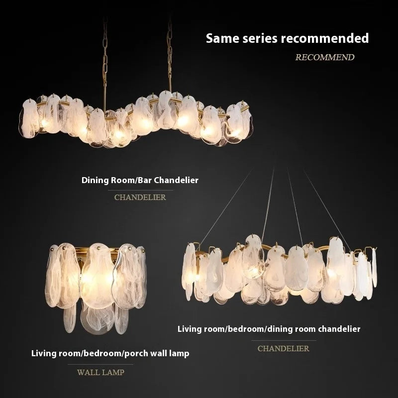 suspension en verre fait main pour un intérieur luxueux - vue 5 sur 8