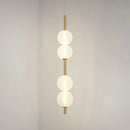 lustre nordique en verre et métal pour diverses utilisations avec cordon réglable