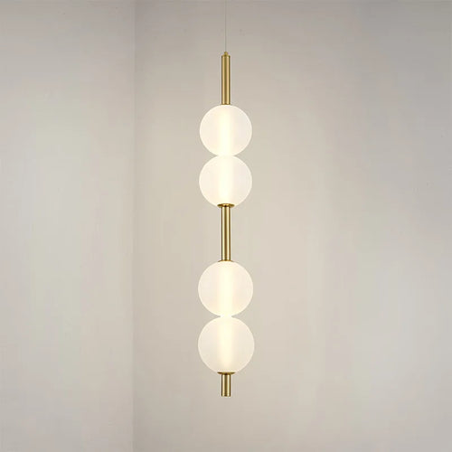 lustre nordique en verre et métal pour diverses utilisations avec cordon réglable
