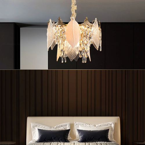 lustre en cristal design créatif pour éclairage moderne - vue 5 sur 11