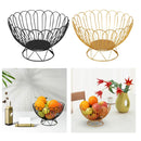 Iron Wire Fruit Basket, Fruit Storage Bowls Decorative Stand for Kitchen Counter