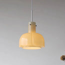 suspension en verre nordique avec motif de bourgeon de fleur
