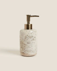 distributeur rechargeable en marbre pour lotions et savon
