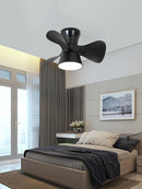 Moderner LED-Kronleuchter mit Deckenventilator für den Innenbereich