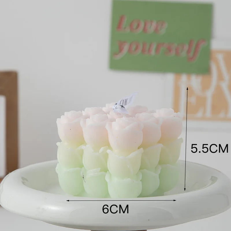 bougie parfumée big cube pour décoration moderne et aromathérapie - vue 31 sur 39