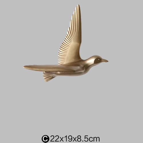 décoration murale créative en forme de mouette décoratif - vue 36 sur 36