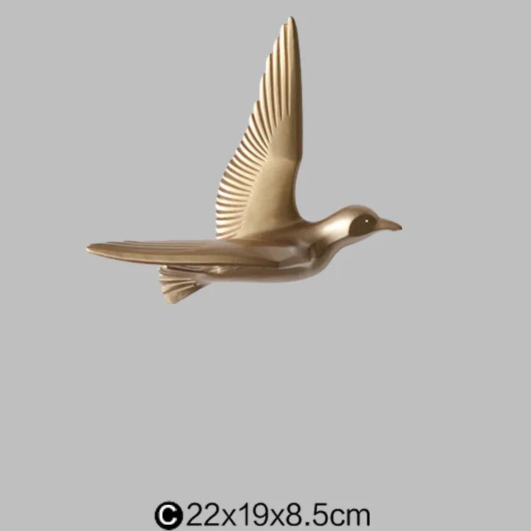 décoration murale créative en forme de mouette décoratif - vue 35 sur 36
