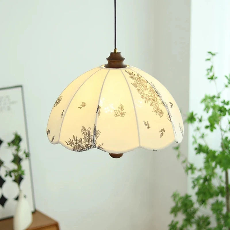 suspension en tissu à motifs pour bar et salon - vue 3 sur 9