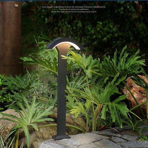 Moderne LED-Außenleuchte für Garten und Hof - vue 2 sur 5