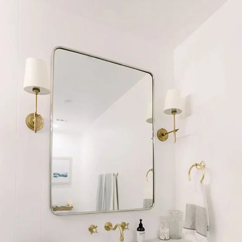 applique murale nordique moderne en tissu de cuivre pour villa - vue 4 sur 7